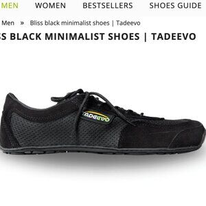 Tadeevo Bliss Black Minimalist Shoes